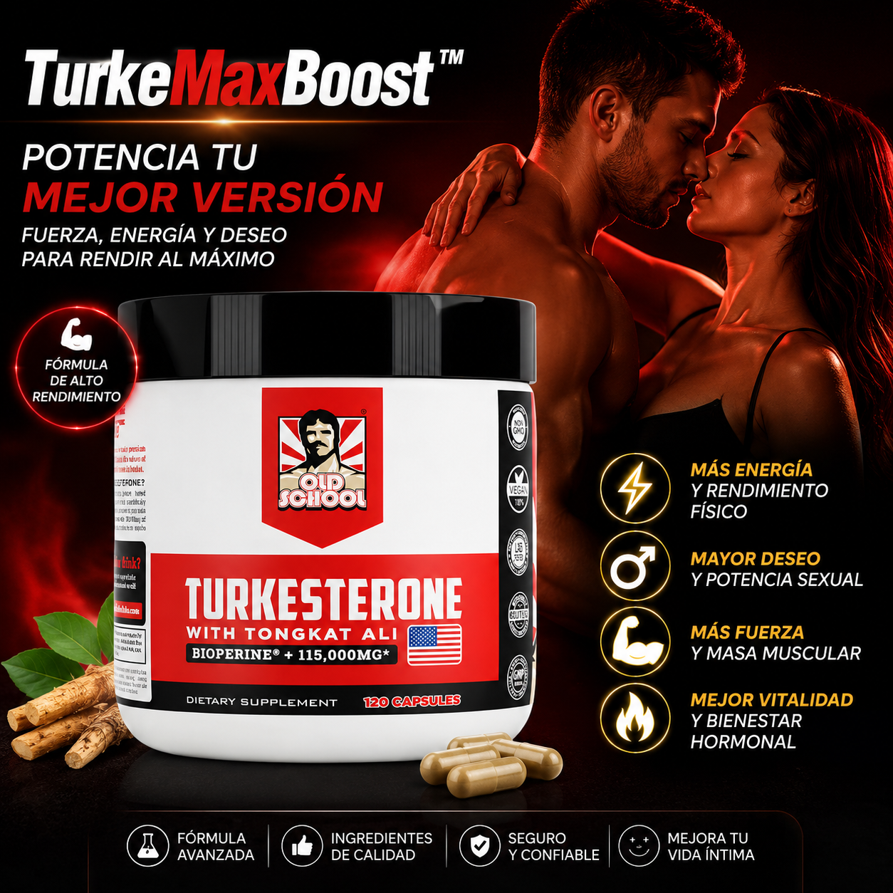 TurkeMaxBoost™ | 120 Capsulas