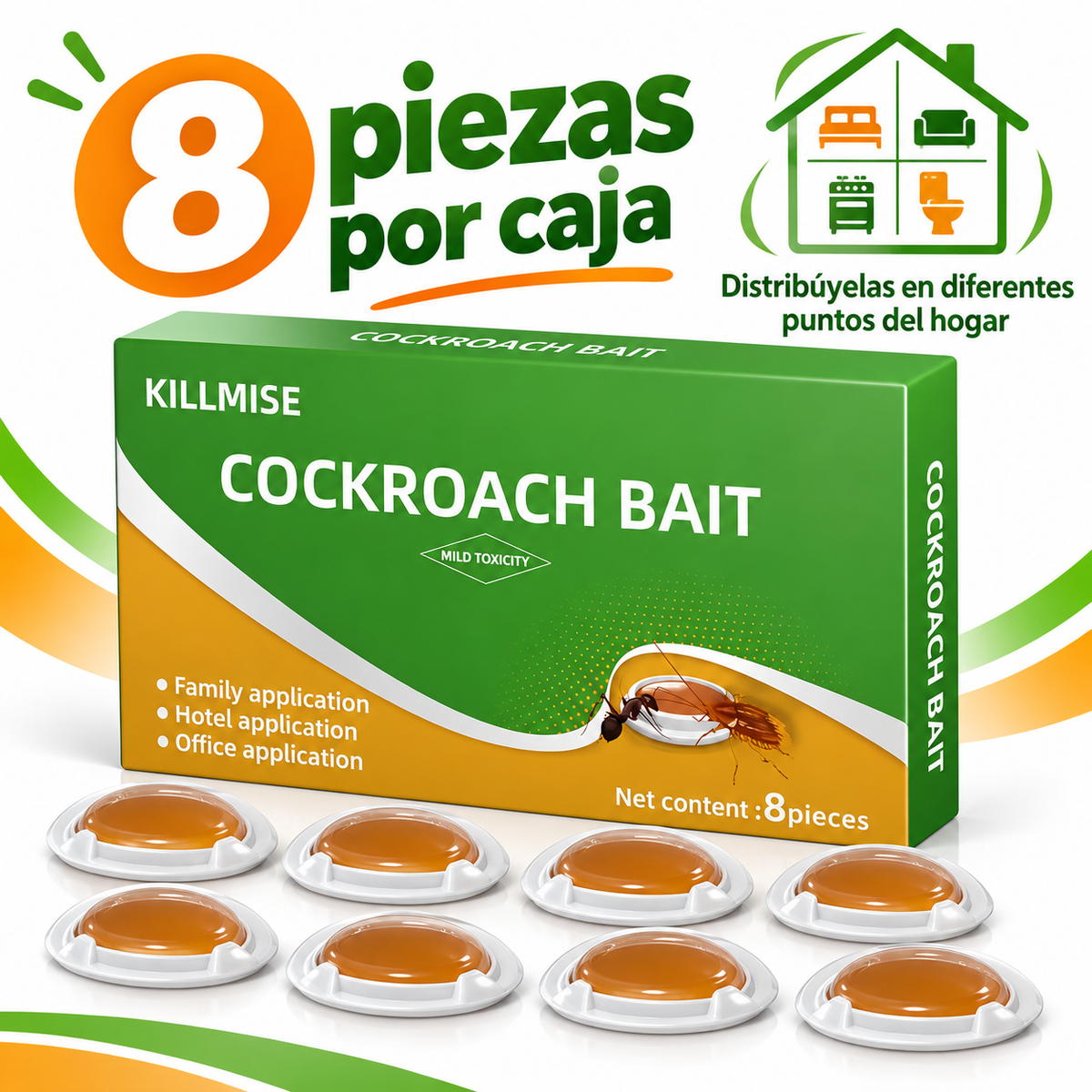Cebo Anticucarachas y Hormigas | Protección Práctica Para Tu Hogar