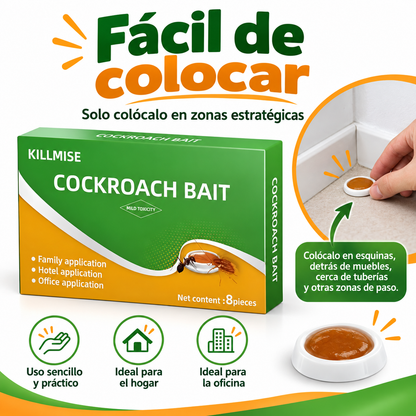 Cebo Anticucarachas y Hormigas | Protección Práctica Para Tu Hogar