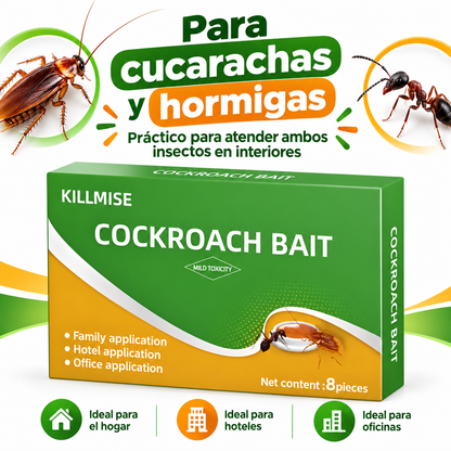 Cebo Anticucarachas y Hormigas | Protección Práctica Para Tu Hogar