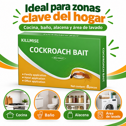 Cebo Anticucarachas y Hormigas | Protección Práctica Para Tu Hogar