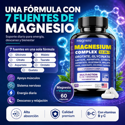 Suplemento Megneta Magnesio Complex 60cp