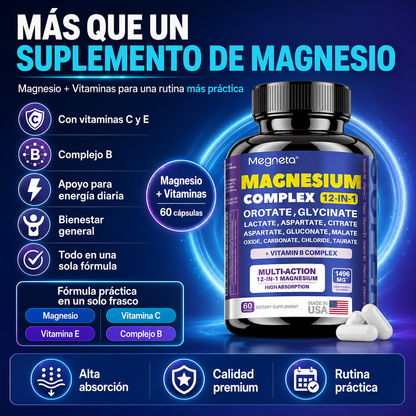 Suplemento Megneta Magnesio Complex 60cp