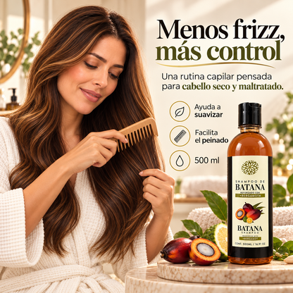 Shampoo de Batana + Bergamota | Cabello Suave y Sin Frizz