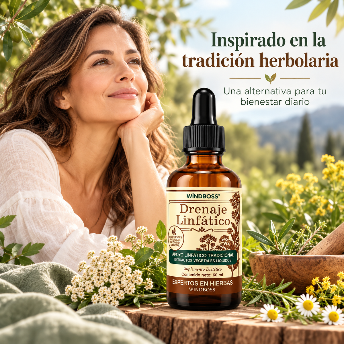 WINDBOSS Drenaje Linfático | Autocuidado de Origen Vegetal