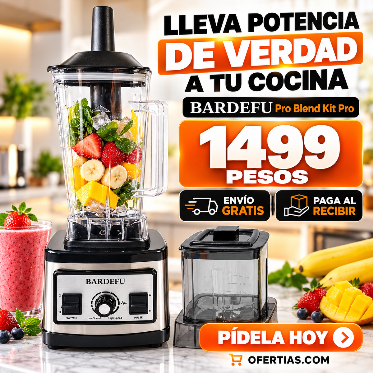 BARDEFU ProBlend | Más Potencia en Tu Cocina