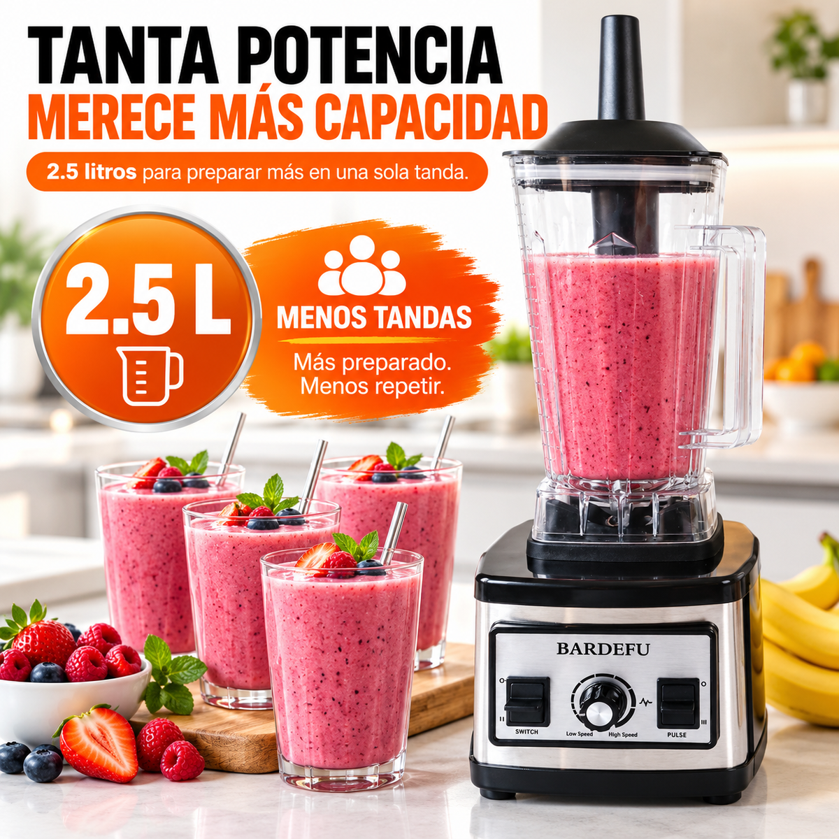 BARDEFU ProBlend | Más Potencia en Tu Cocina
